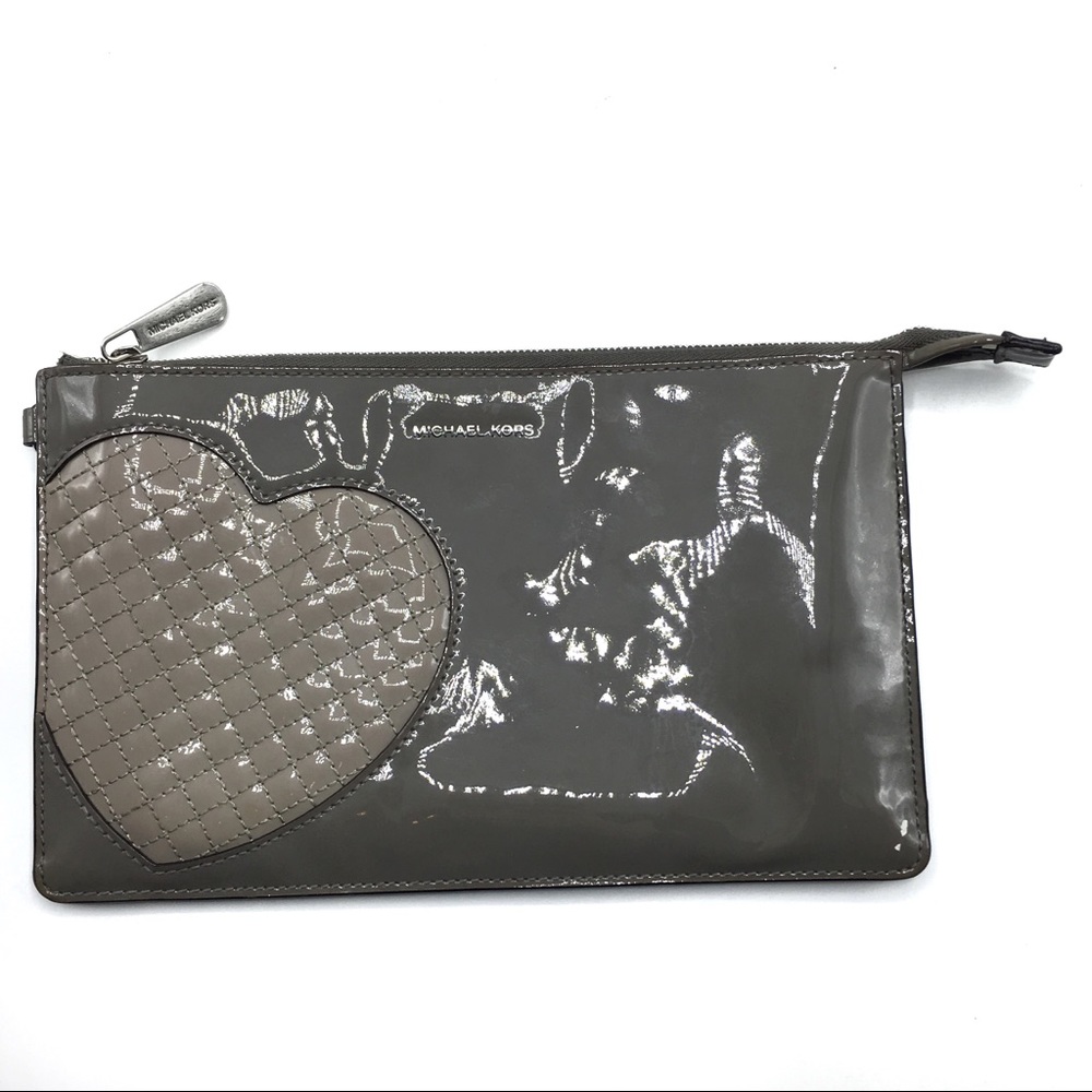 [MICHAEL KORS] Shiny Clutch bag w Card Holder